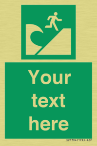 Custom Safe Condition Tsunami evacuation area